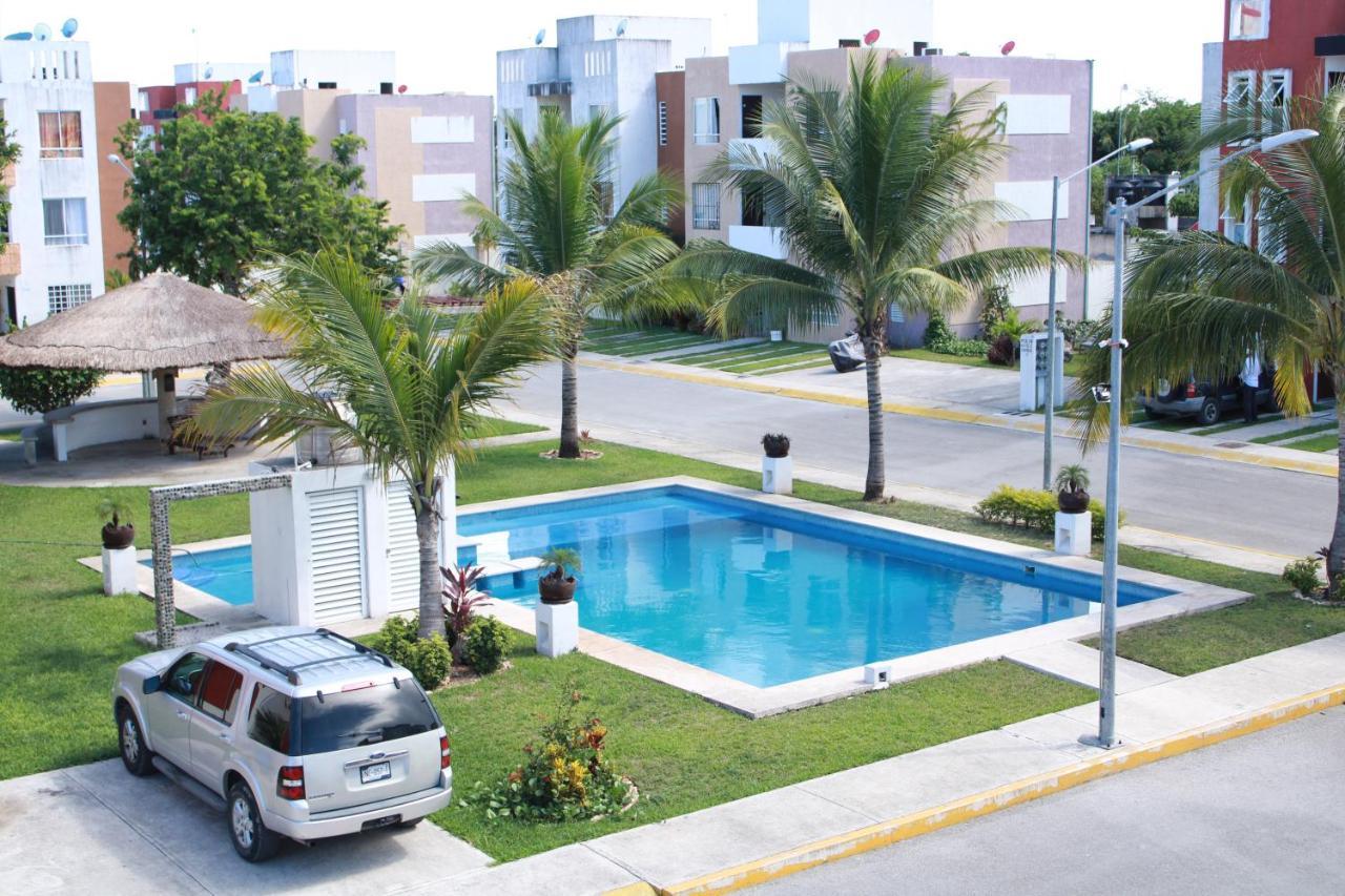 Relajante Y Acogedor Apartamento Con Alberca En Cancún Eksteriør bilde
