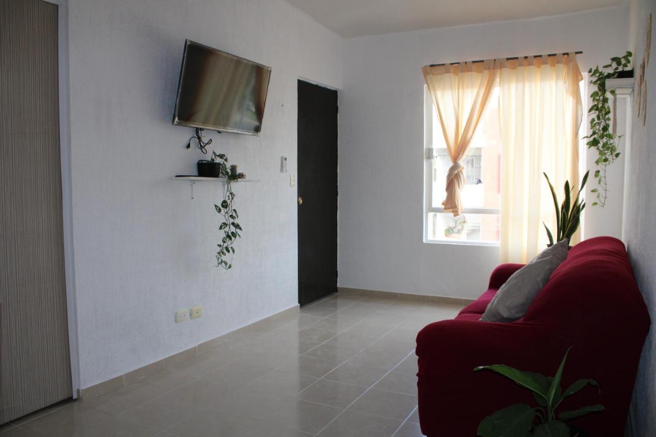 Relajante Y Acogedor Apartamento Con Alberca En Cancún Eksteriør bilde