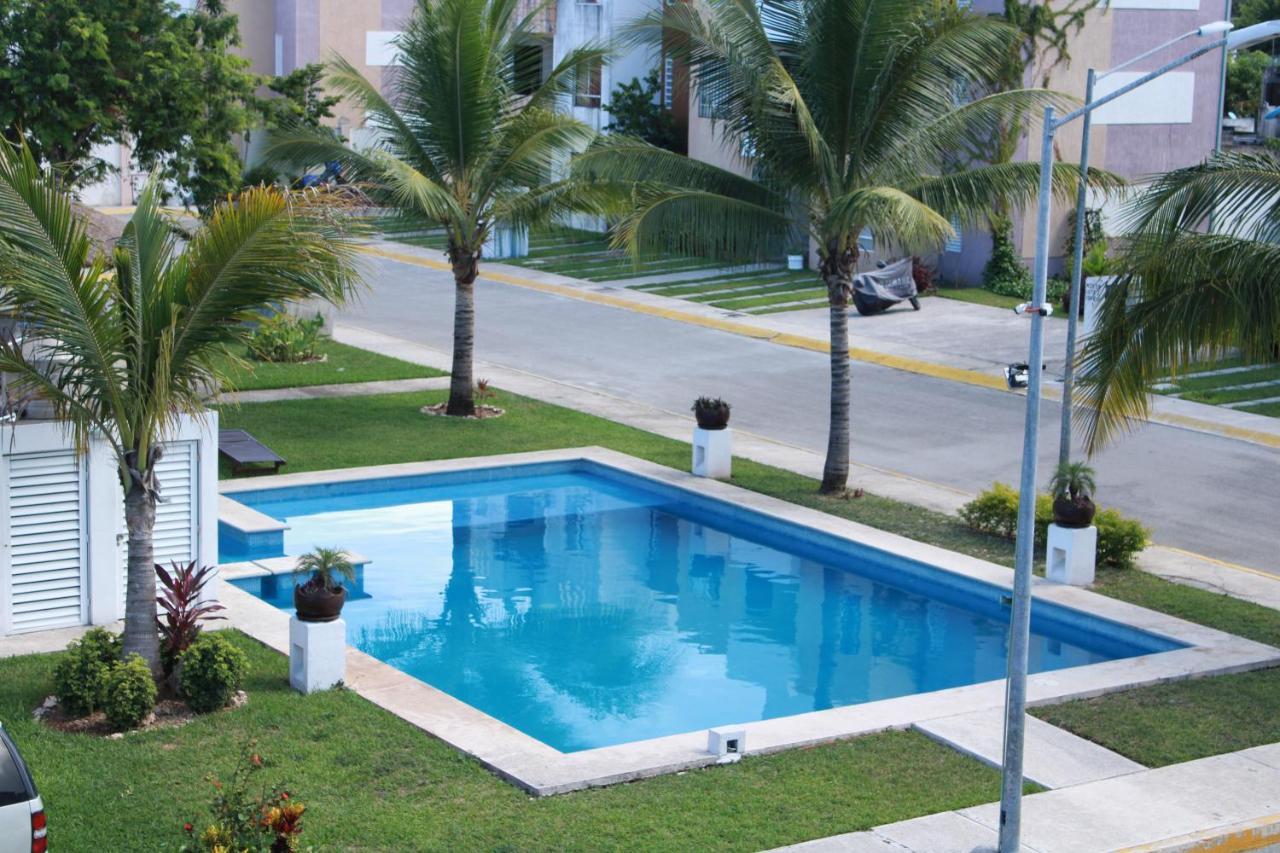 Relajante Y Acogedor Apartamento Con Alberca En Cancún Eksteriør bilde