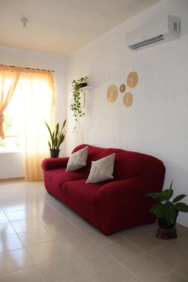 Relajante Y Acogedor Apartamento Con Alberca En Cancún Eksteriør bilde