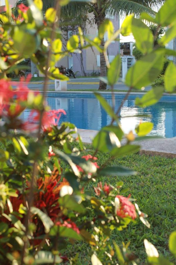Relajante Y Acogedor Apartamento Con Alberca En Cancún Eksteriør bilde